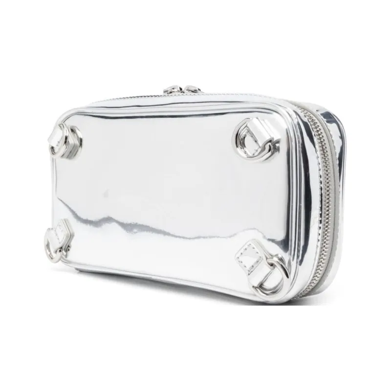 KENZO Logo-print Metallic Messenger Bag-1