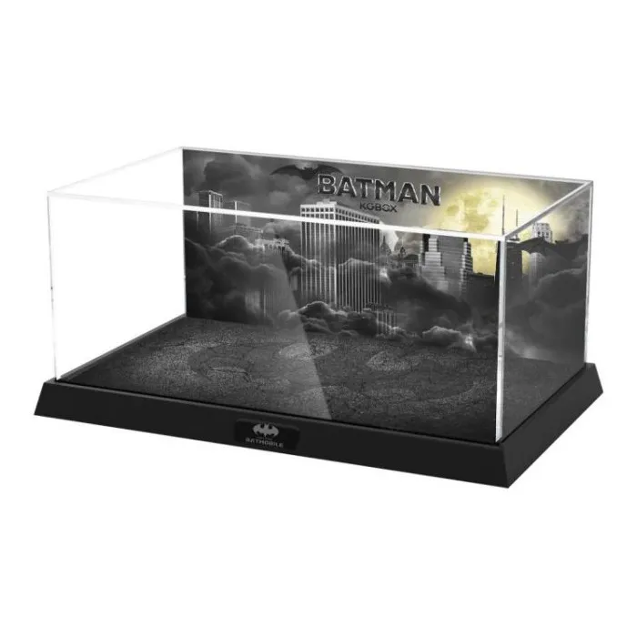 KGBOX Batman Batmobile Chase Joker Acrylic Spray Painting Display Case Dust Cover Model Accessories-0