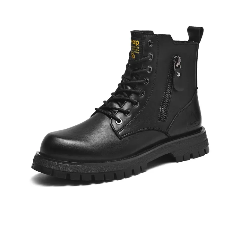 Jeep Martin Boots Men Black-2