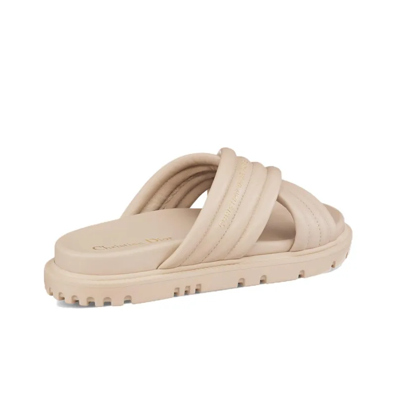 DIOR D Cross EVA Slide Slippers Women's Pink Beige-2
