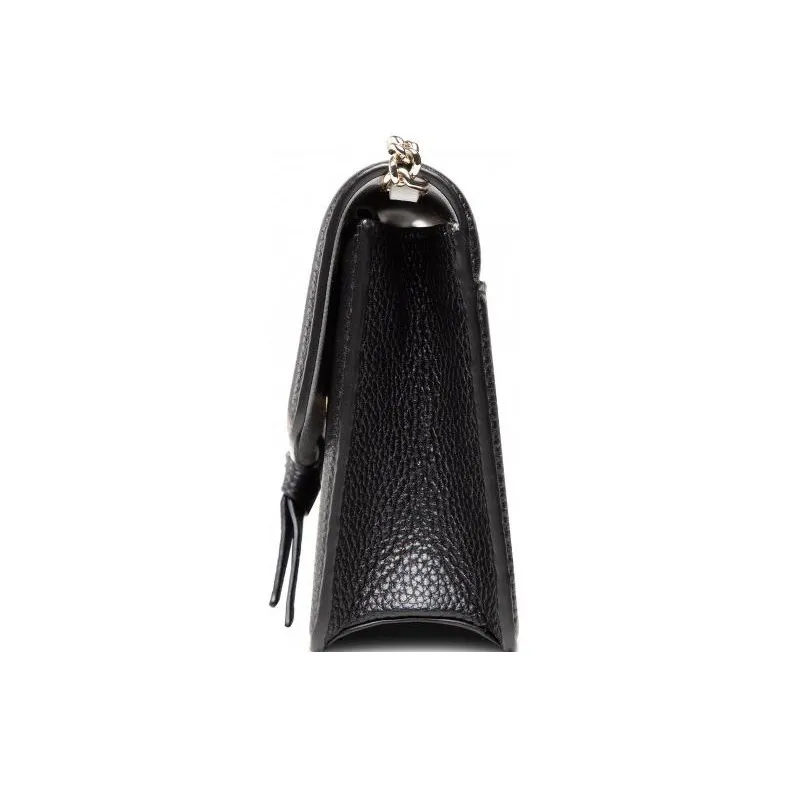 Kate Spade Knott Leather Envelope Bag, Shoulder Bag, Crossbody Bag Women's Black-2