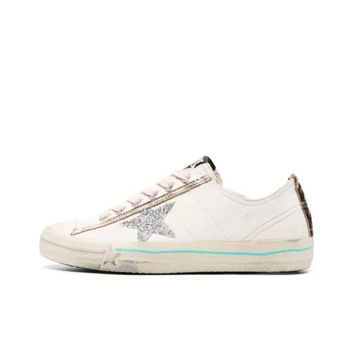 Golden Goose V-Star Skateboard Shoes Women's Low-Top White