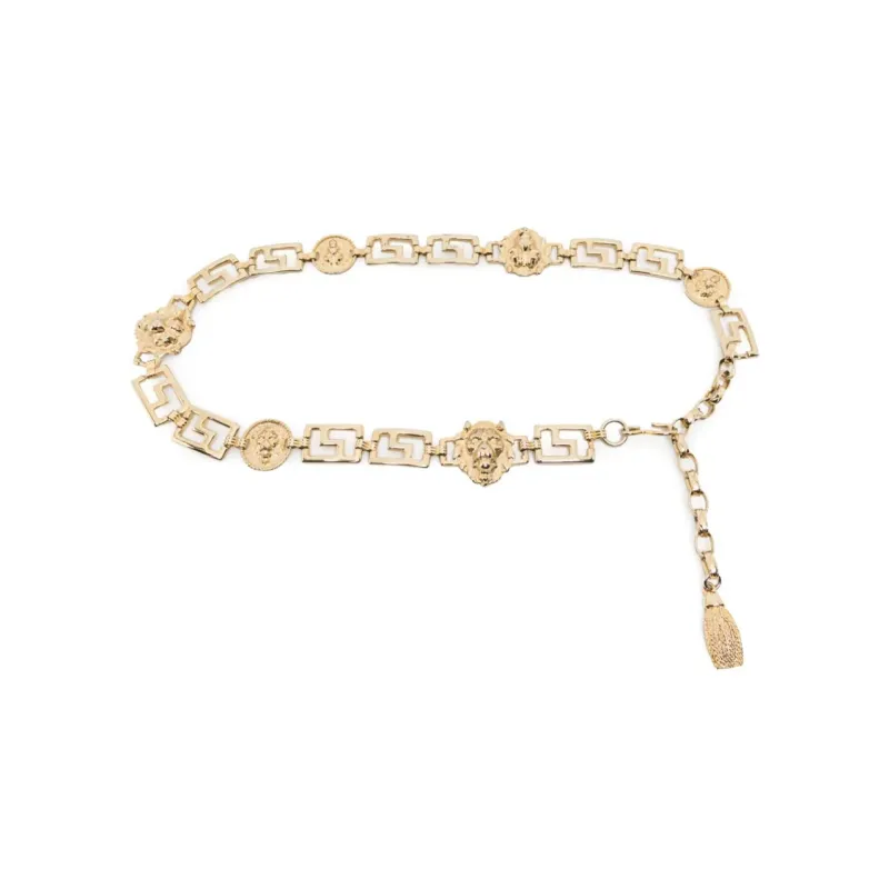 FANSIZHE Metal Belt Women's Gold Width  2.5CM-0