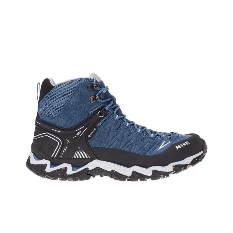 MEINDL Lite Hike Lady GTX Cushioned Slip-Resistant Mid-Top Outdoor Shoes Women's Blue-1
