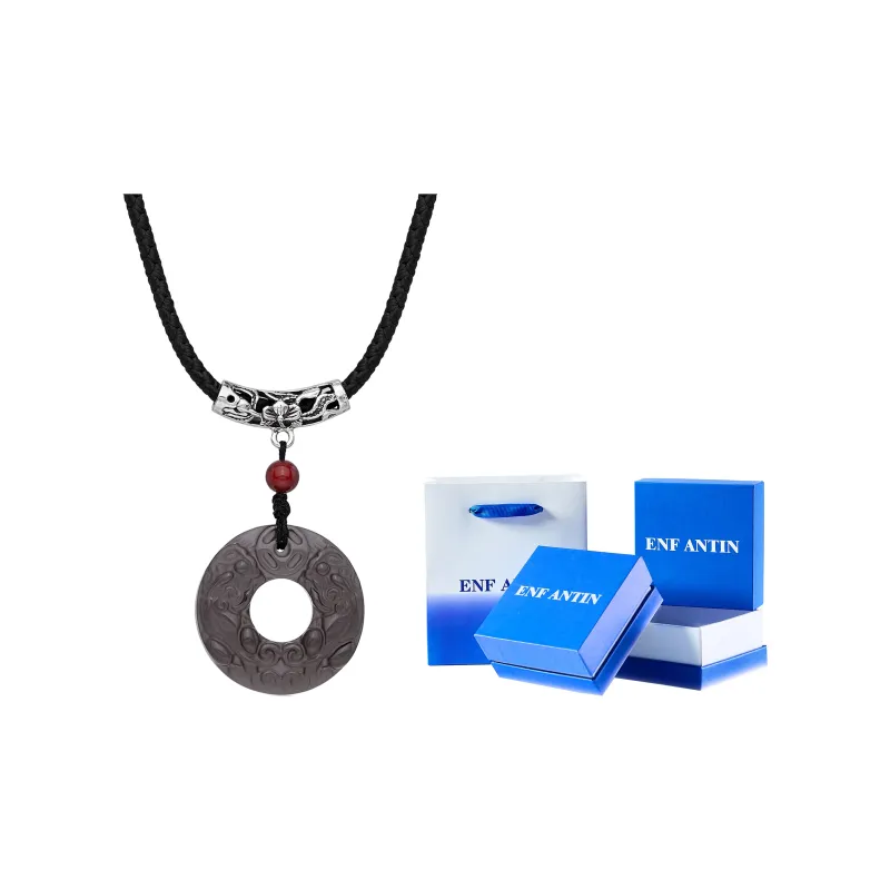 ENFANTIN Obsidian Necklaces Unisex-0