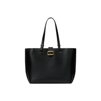 Kate Spade Leather Tote Bag Shopping Bag Handbag Shoulder Bag Women's Black