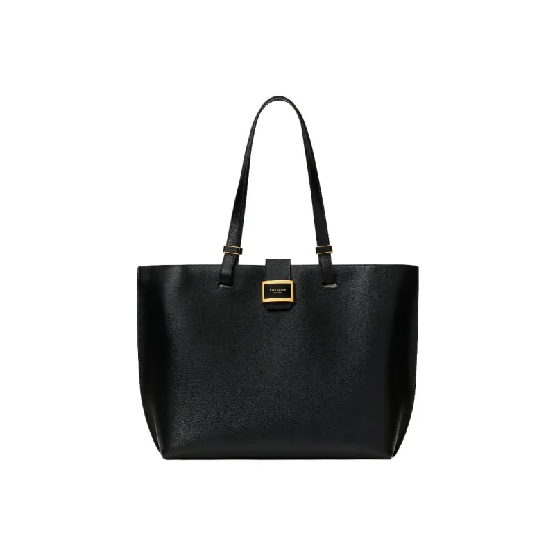 Kate Spade Leather Tote Bag Shopping Bag Handbag Shoulder Bag Women's Black-0