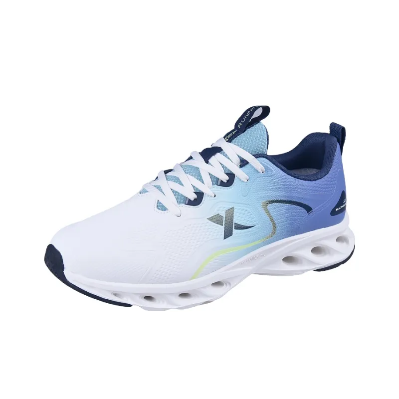XTEP Cushioning Wear Resistant Low Top Casual Running Shoes Men's Water Sky Blue-1