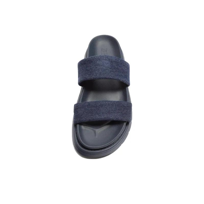 ZARA Slide Slippers Men Blue-2