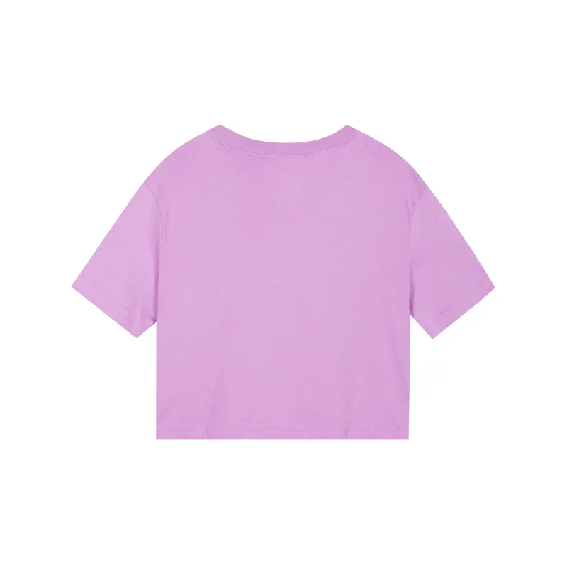 Nike Sportswear Essentials Series Crop Tops Women's Violet-1