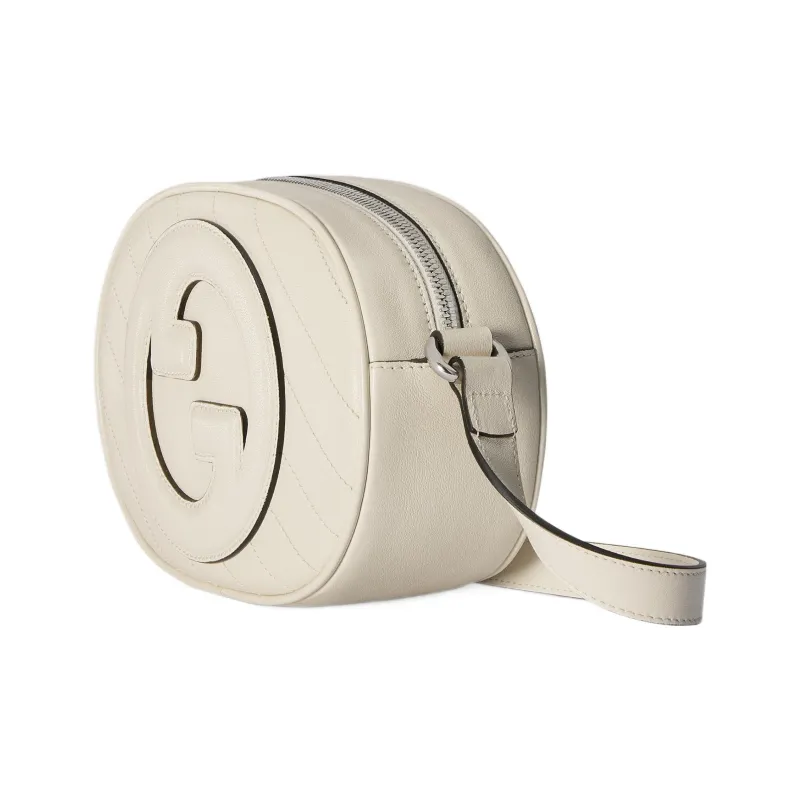 GUCCI Blondie Leather Crossbody Bag Shoulder Bag Women's White-1