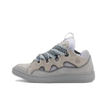 Lanvin Curb Low Top Skateboard Shoes Men's Gray