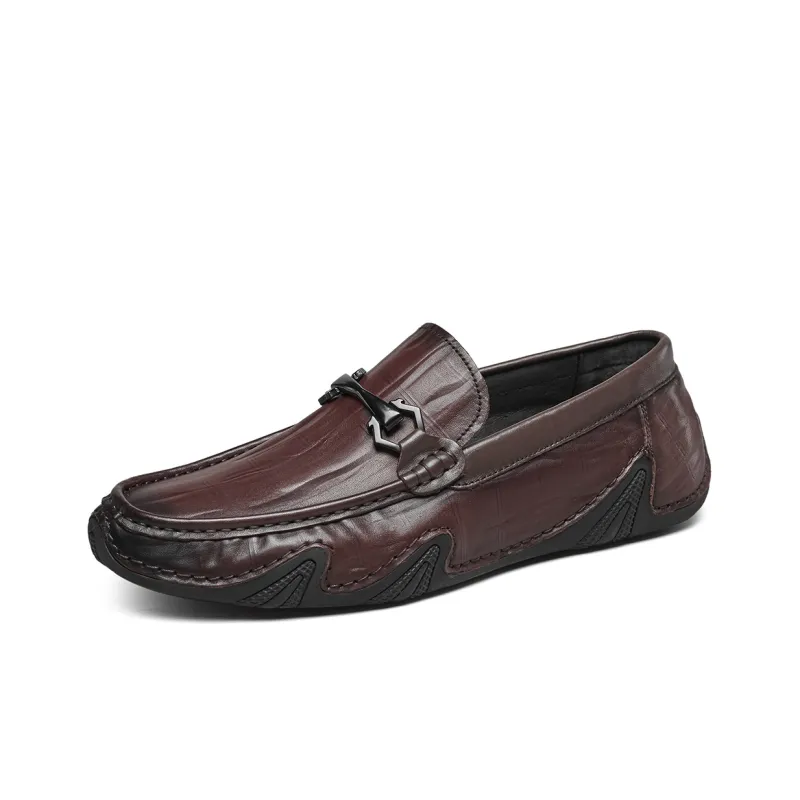 YEARCON Loafers Men Brown/Black-5