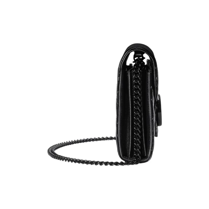 GUCCI GG Marmont Patent Leather Crossbody Bag Shoulder Bag Women's Black-2