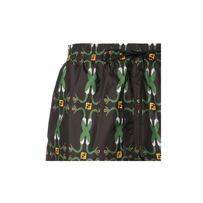 FENDI Snakes Swim Trunks-3