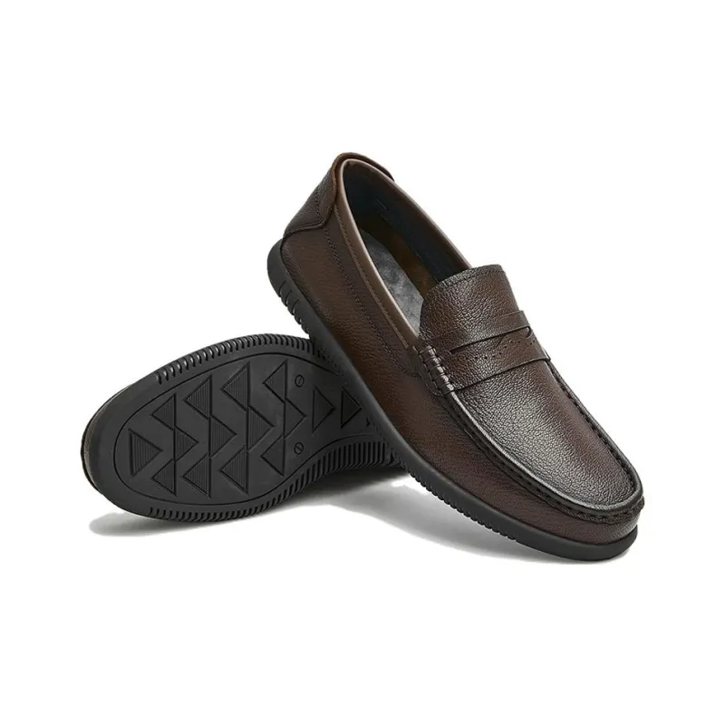 TATA Men's Casual Shoes Men Low Top Black/Brown-9