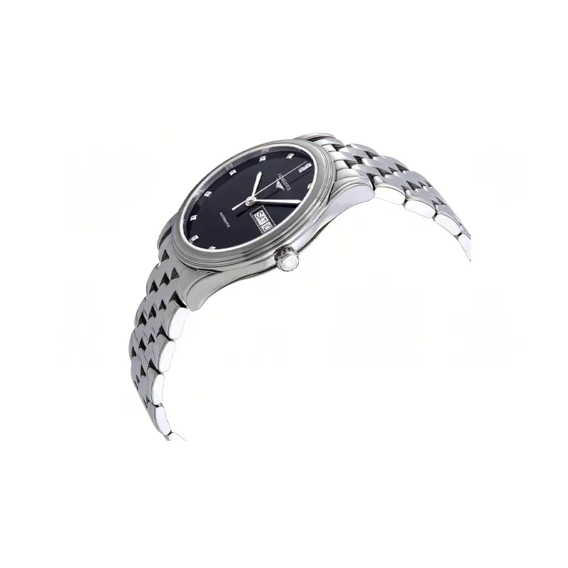 LONGINES Military Flag Collection Automatic Mechanical Movement Men's Watch Black Dial L4.899.4.57.6-1