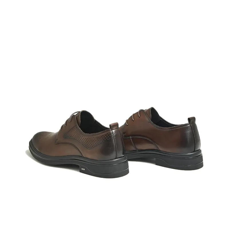 TATA Dress Shoes Men Low Top Black/Brown-8