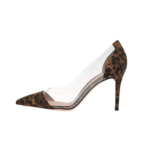 GIANVITO ROSSI Plexi High Heels Women's Leopard