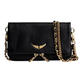 Zadig & Voltaire Rock Leather Clutch Bag