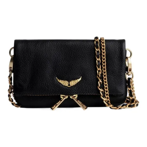 Zadig & Voltaire Rock Leather Clutch Bag