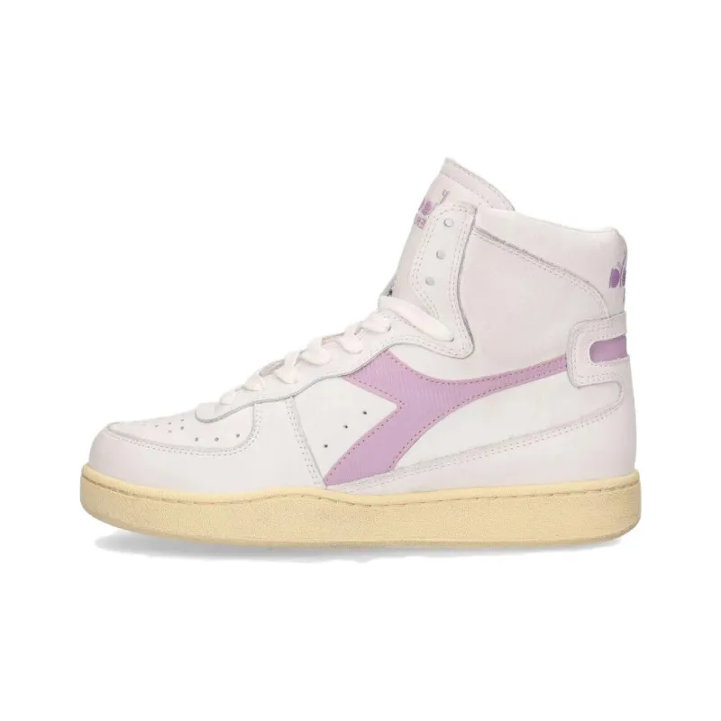 diadora Mi Basket Used 'White Lavender Mist'-0