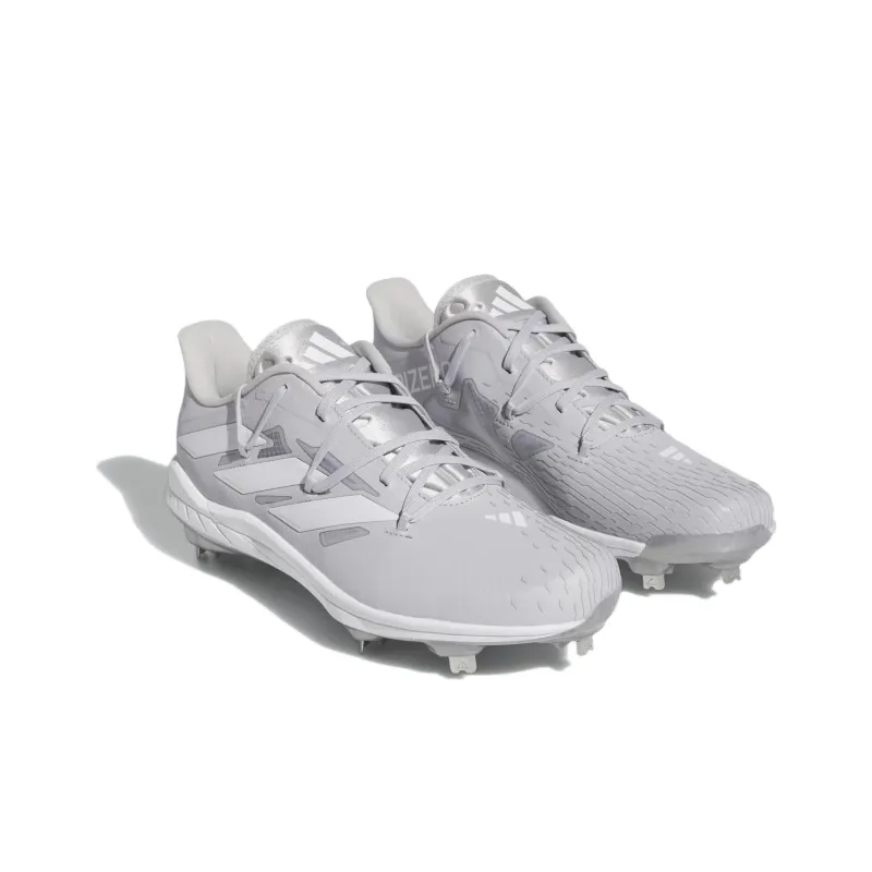 Adidas Adizero Afterburner 9 Team Light Grey Cloud White Silver Metallic-2