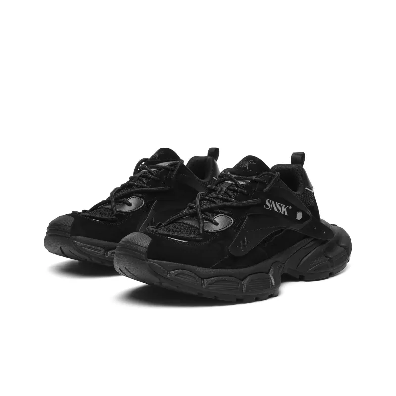 SNSK Crescent Moon Curved Knife 1.0 Cushioning Anti-Slip Wear-Resistant Breathability Low-Top Chunky Sneakers Unisex-10