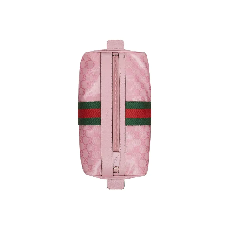 GUCCI Canvas Bag Clutch Storage Bag Women's Pink-4