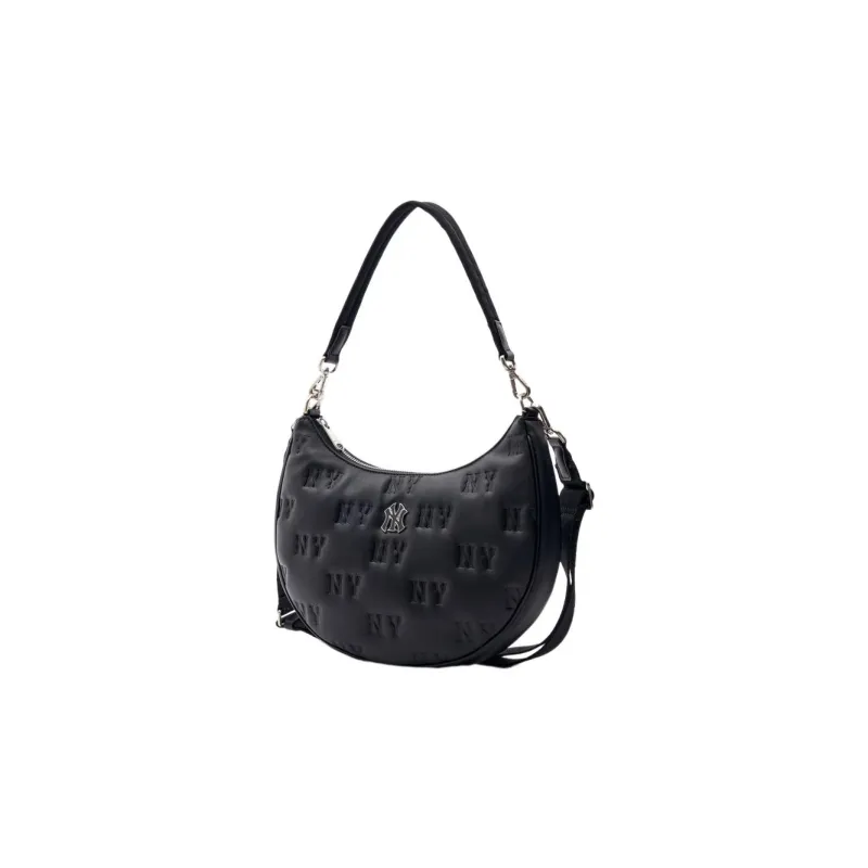 MLB Artificial Leather Crossbody Bag Shoulder Bag Women's Black-1