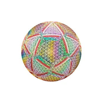 MARBURY Reflective Luminous Series Size 4 Size 5 Soccer PU Seamless Thermal bonding Rainbow