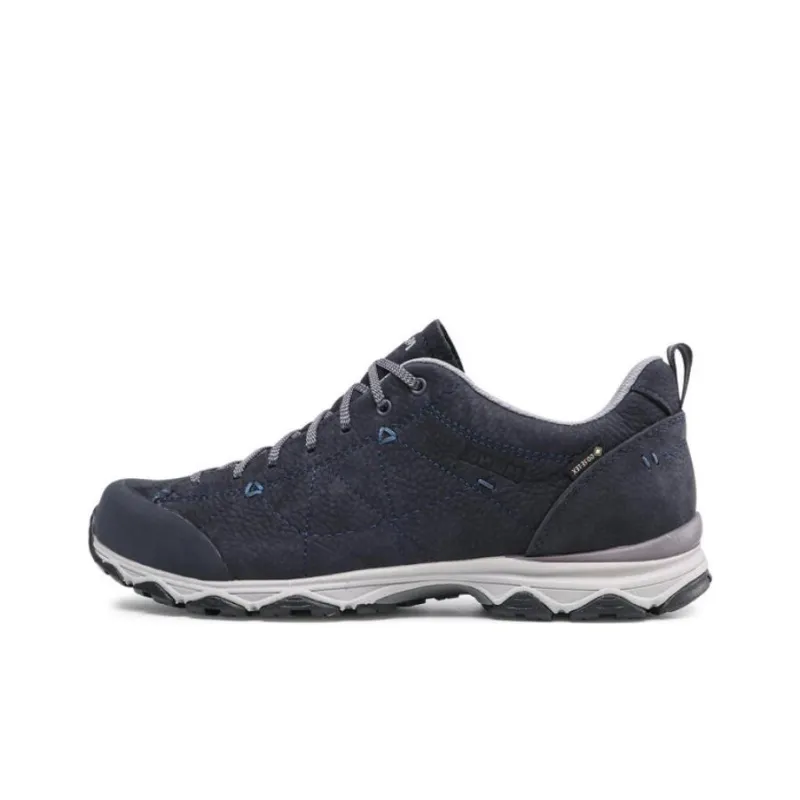 MEINDL Matera Lady GTX Anti-Slip Wear-Resistant Low-Top Outdoor Shoes Women's Marine Blue-0