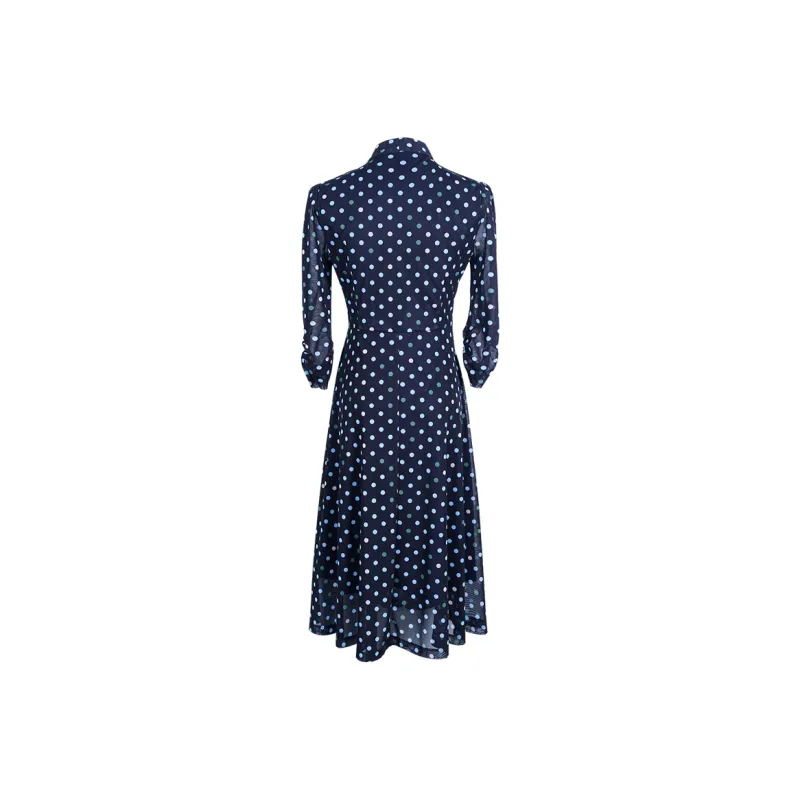 MISSSHINE Long Sleeved Dresses Women's Black-1