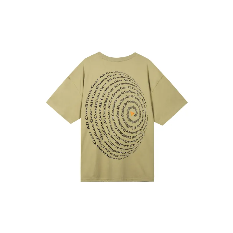 Nike T Shirts Men Olive Green-1
