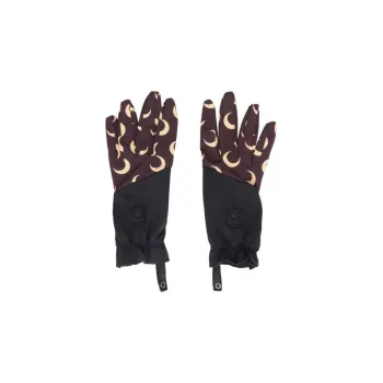 Marine Serre Gloves Women's Black/Brown