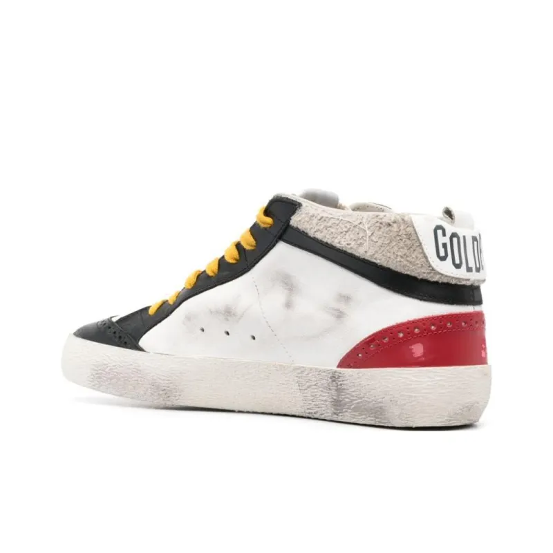 Golden Goose Mid-Star Leather Sneakers-3