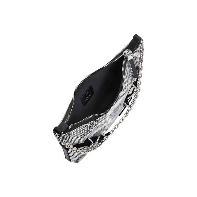 Givenchy Voyou Rhinestone Satin Handbag, Shoulder Bag Women's-2