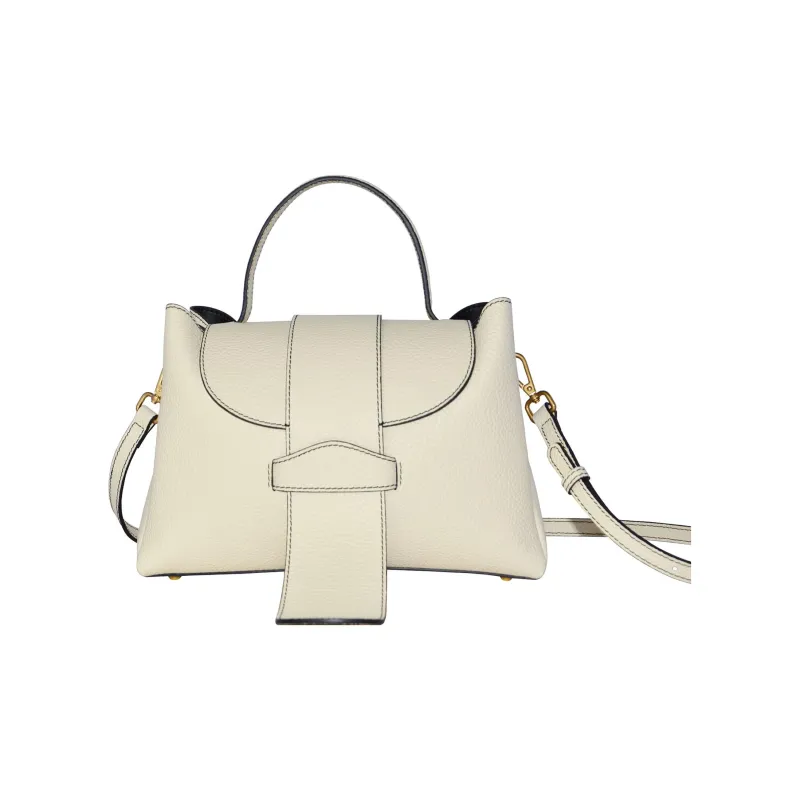 CAVANA Leather Shoulder Bag Crossbody Bag Handbag Women's White-0