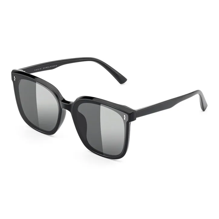 PARIM TR90 Square Sunglasses Unisex Black-6