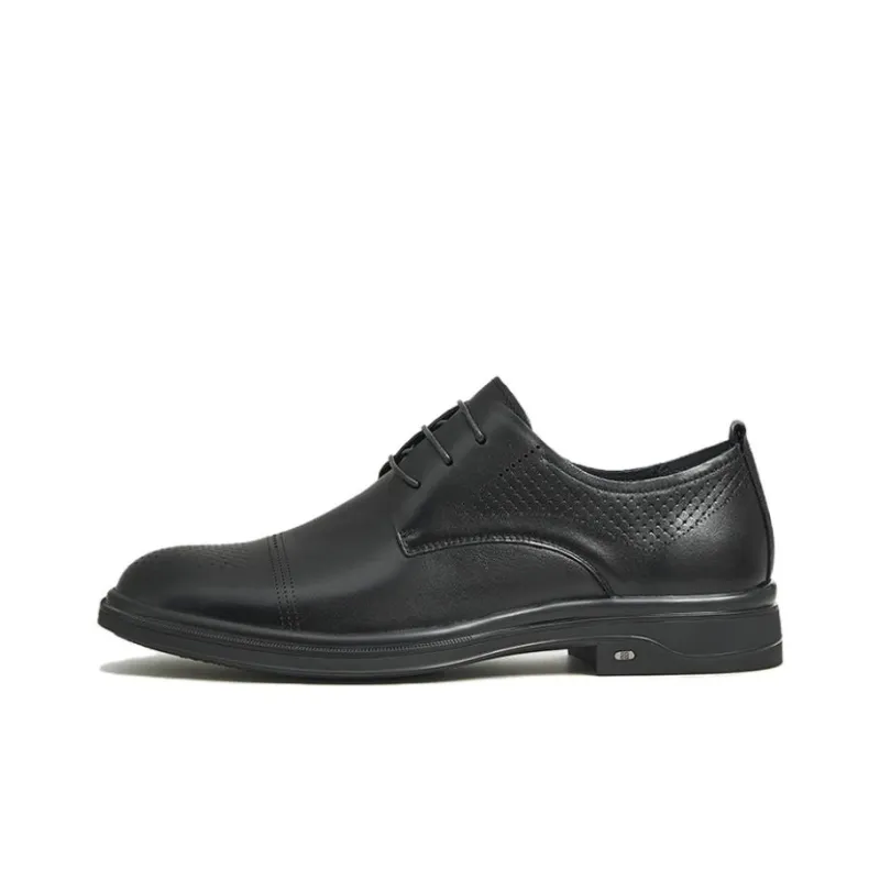 TATA Dress Shoes Men Low Top Black/Brown-0