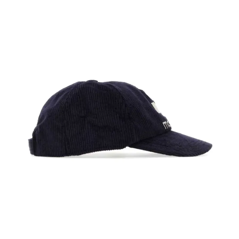ISABEL MARANT Logo Embroidered Corduroy Baseball Cap-1