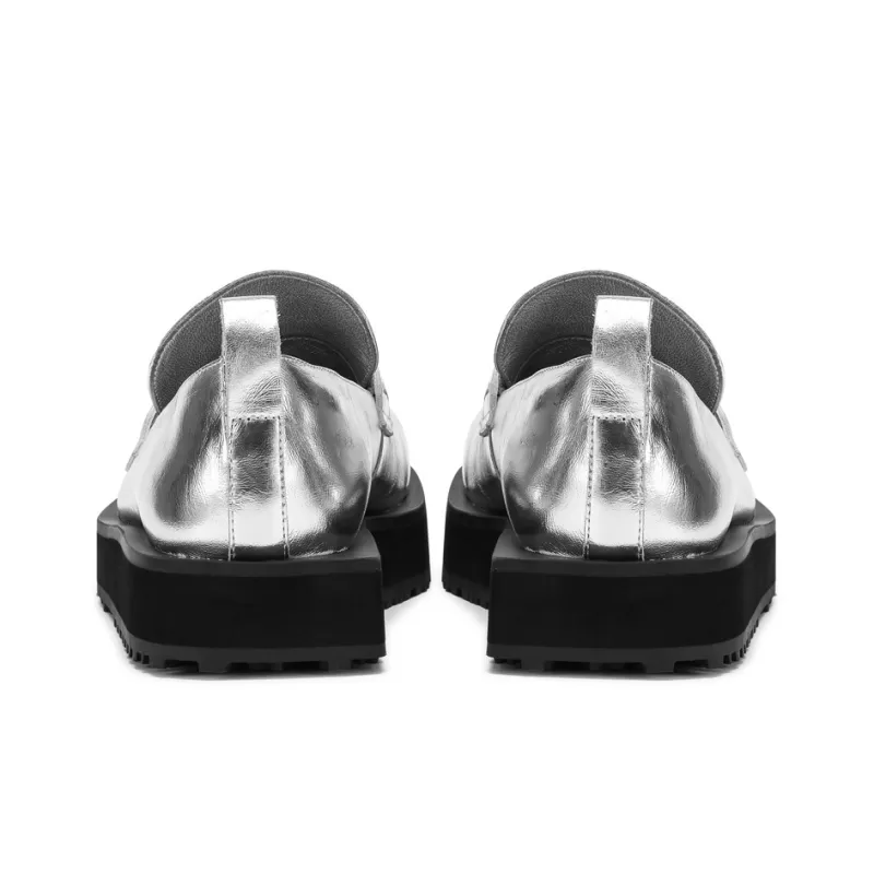 Lost In Echo Loafers Women's Silver-3