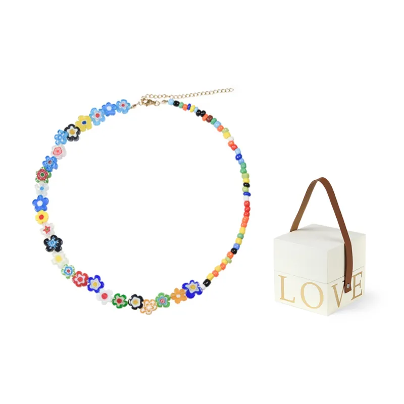 MISS TOOYA Colored Glaze Necklaces Women's-2