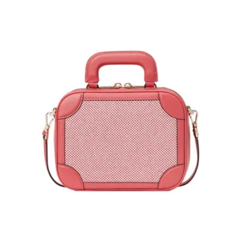 Kate Spade Cow Leather Shoulder Bag, Crossbody Bag Regular Women's Pink