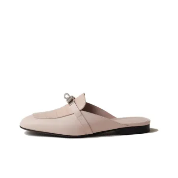 HERMES Oz Closed Toe Slippers Women's Pink