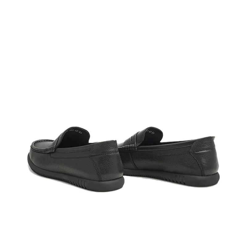 TATA Men's Casual Shoes Men Low Top Black/Brown-2