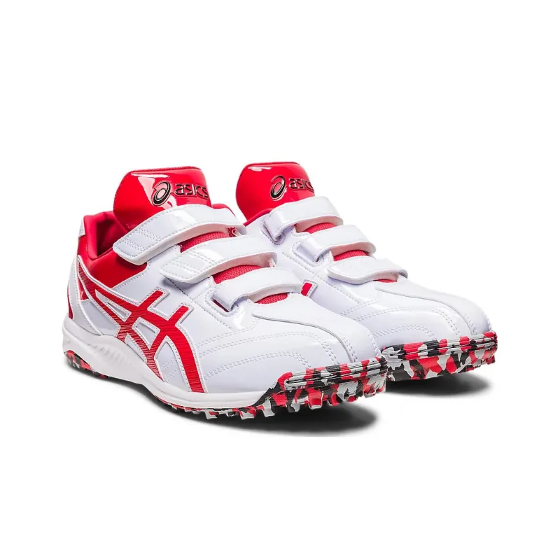 Asics Neorevive TR 2 Cushioning, Slip Resistant, And Abrasion Resistant Low Top Training Shoes Unisex White Red-2