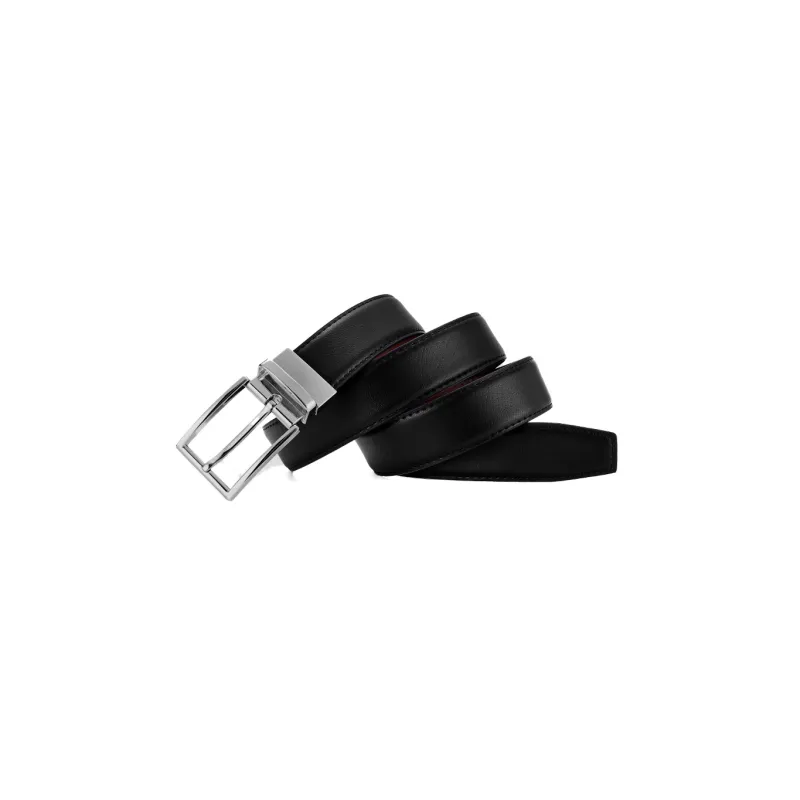 AAJF Genuine Leather Belt Rotating Pin Buckle Belt Belt Casual Versatile Double Sided Cow Leather Men's-1