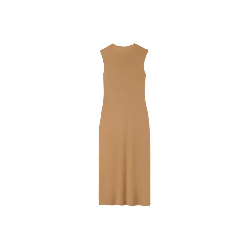 JIL SANDER Round Neck Sleeveless Maxi Dress-1