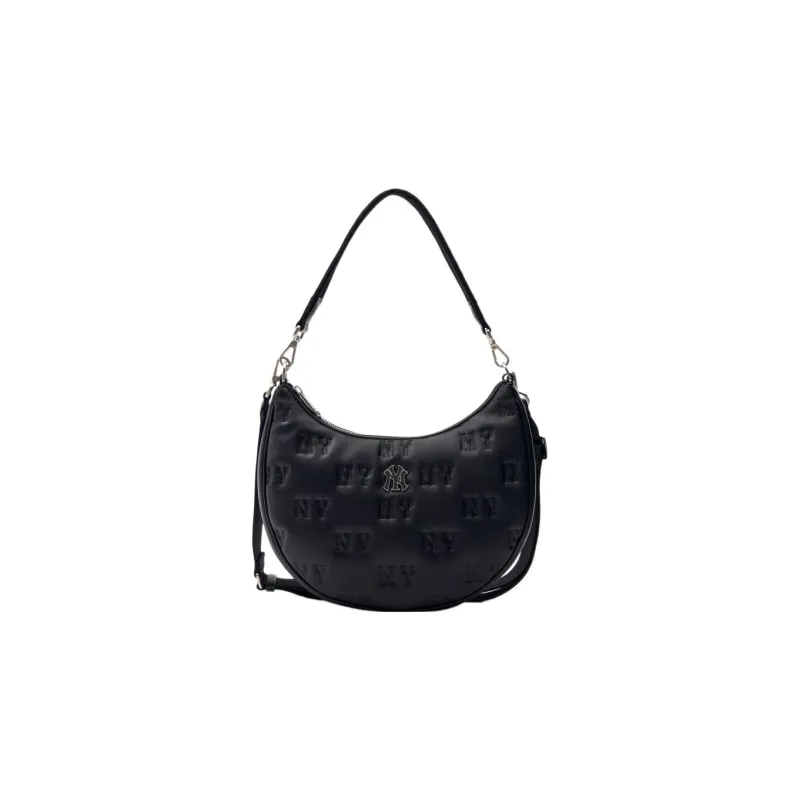 MLB Artificial Leather Crossbody Bag Shoulder Bag Women's Black-0